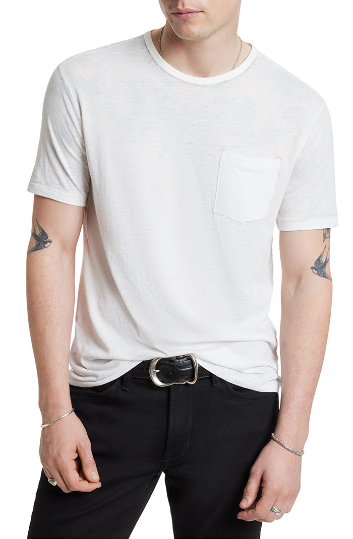 Bond Short Sleeve Burnout Crew | Salt