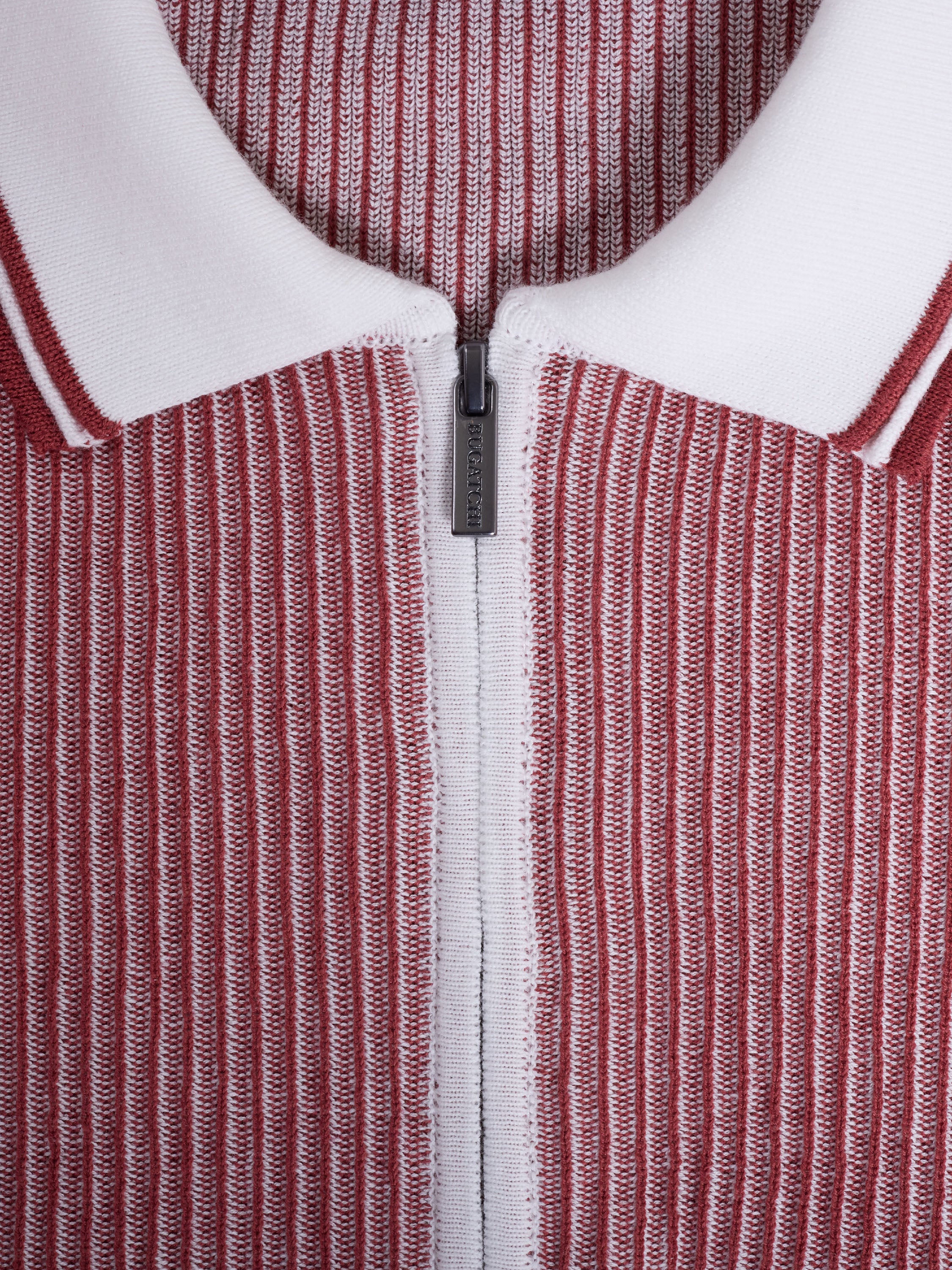 Bugatchi S/S Polo Sweater, Rio Red