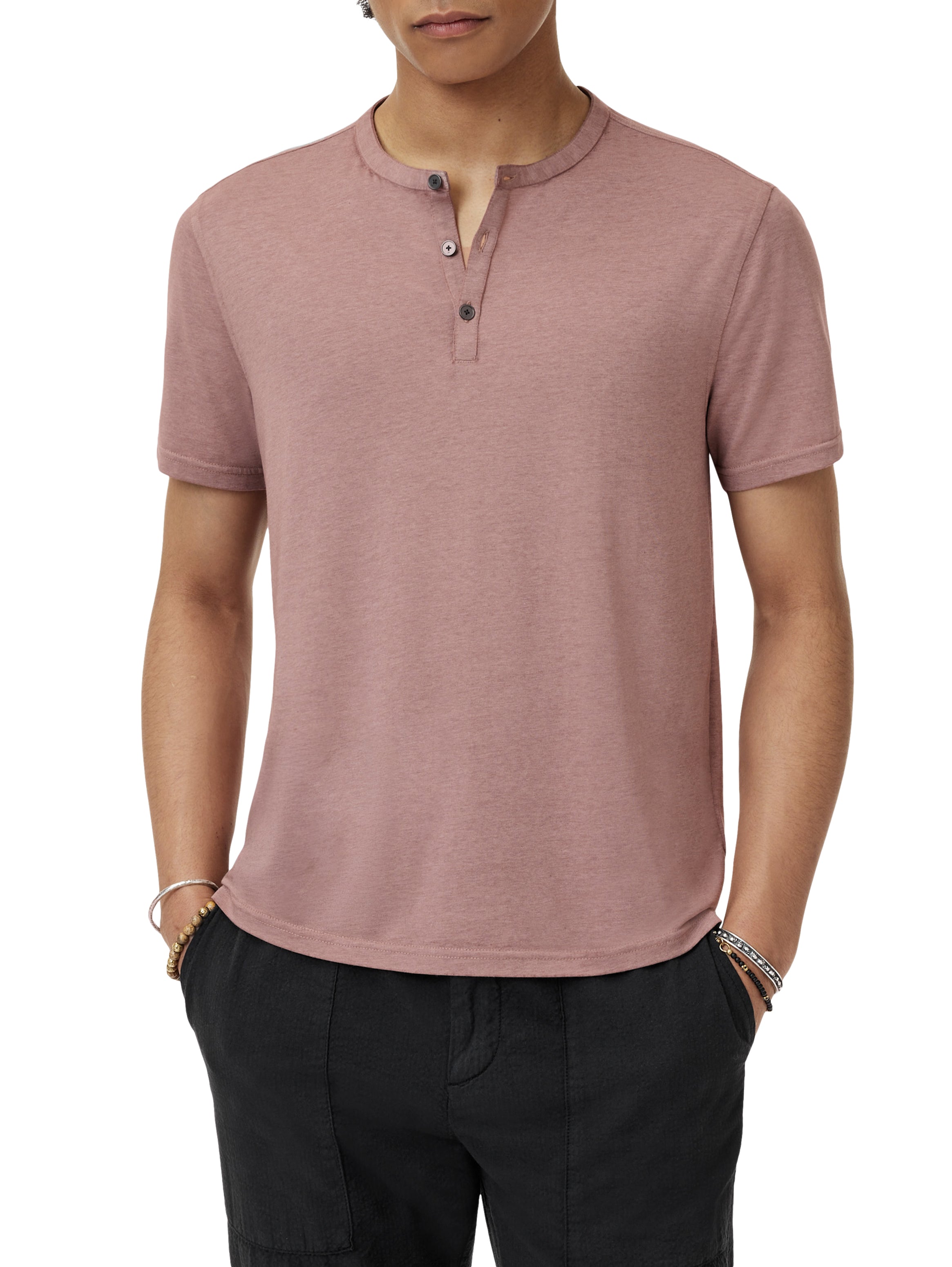 John Varvatos Short Sleeve Henley
