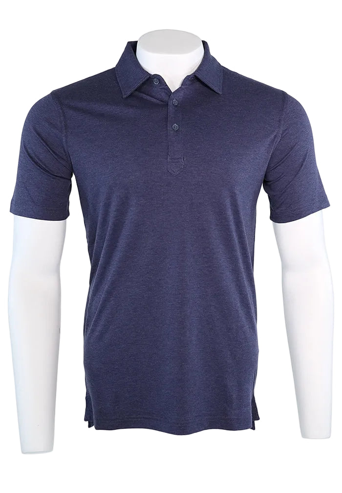 Raffi Aqua Cotton Sherwood Polo in Ocean | Mondo Uomo Naples FL #Color_Ocean