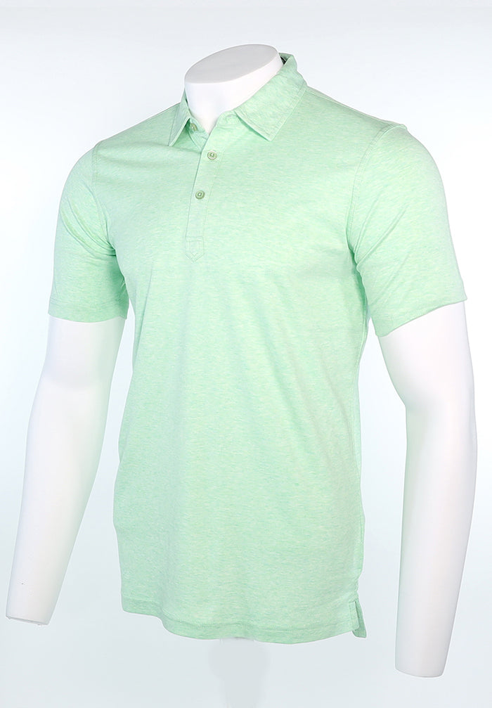 Raffi Aqua Cotton Sherwood Polo in Mint – view 3 #Color_Mint