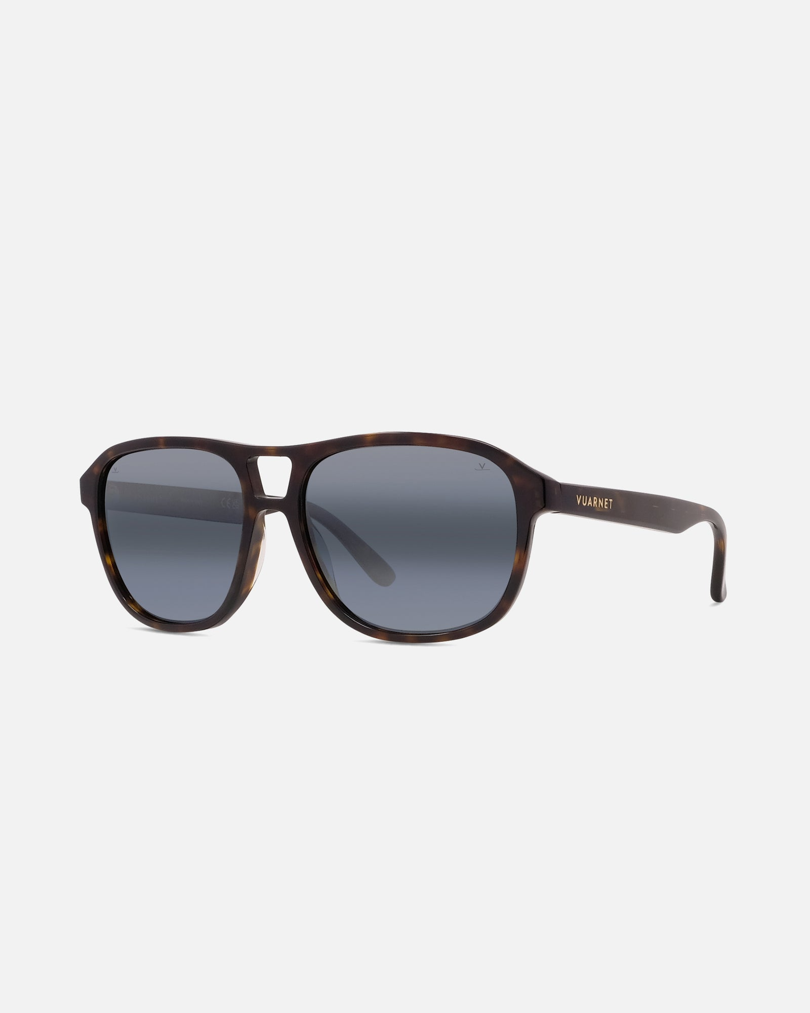 Vuarnet Legend Sunglasses In Tortoise Angled View