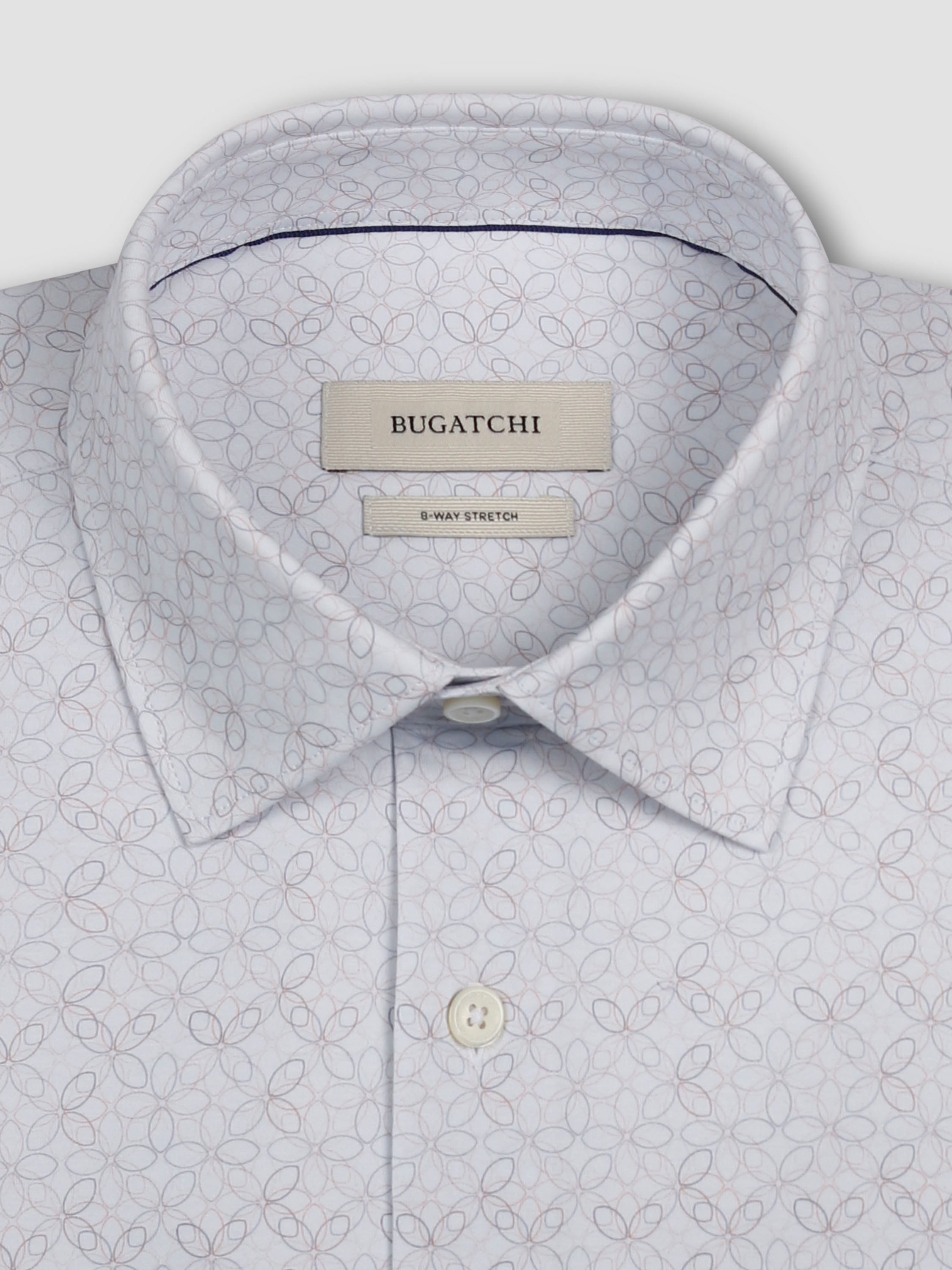 Bugatchi Ooohcotton L/S Shirt, Ivory
