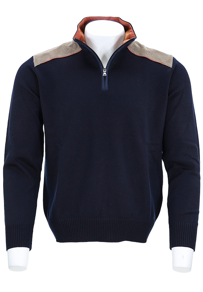 Wool Half Zip Sweater