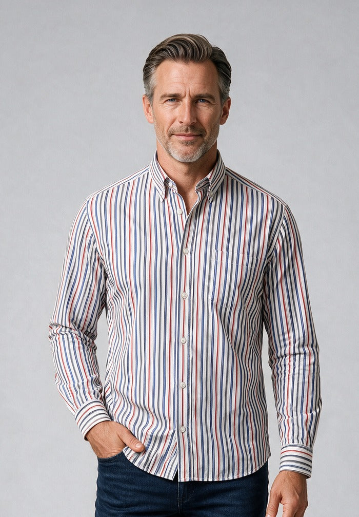 Supima Cotton Shirt — model detail