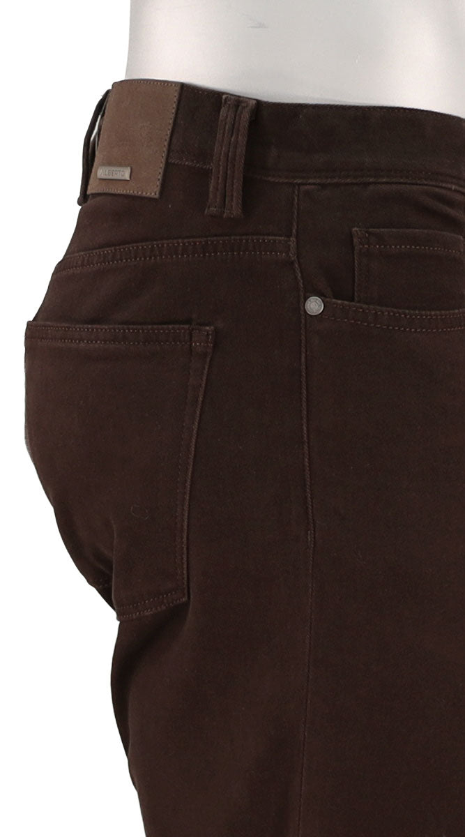 Pipe Diamond Brushed Cotton Brown