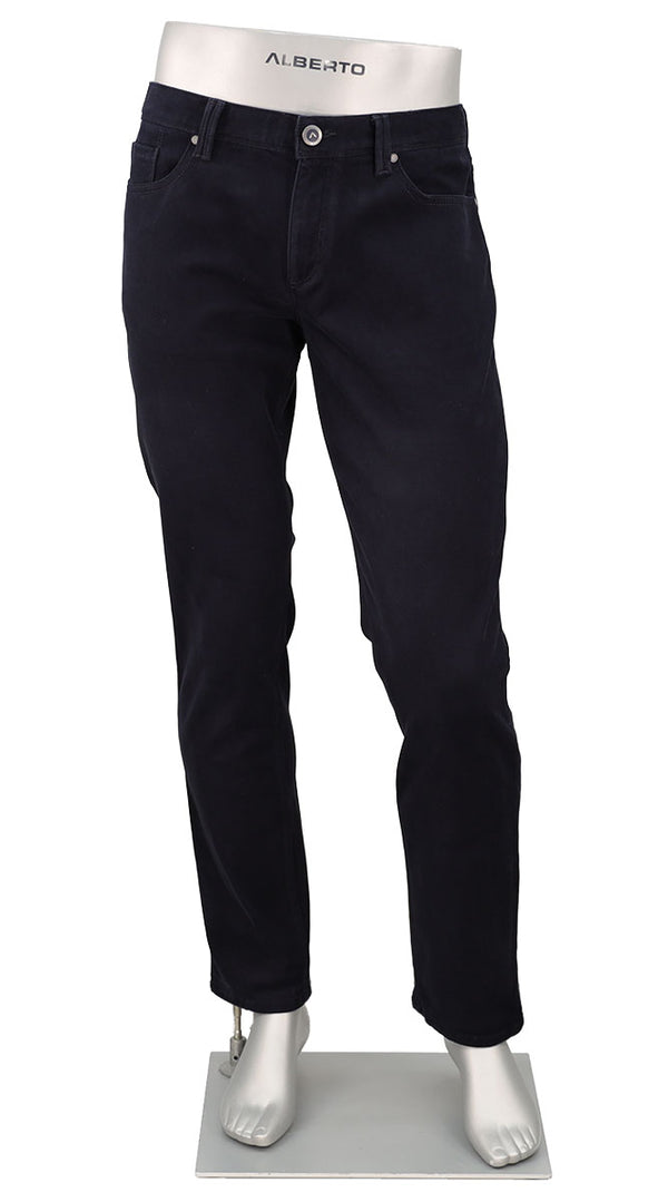 Pipe Diamond Brushed Cotton, Navy