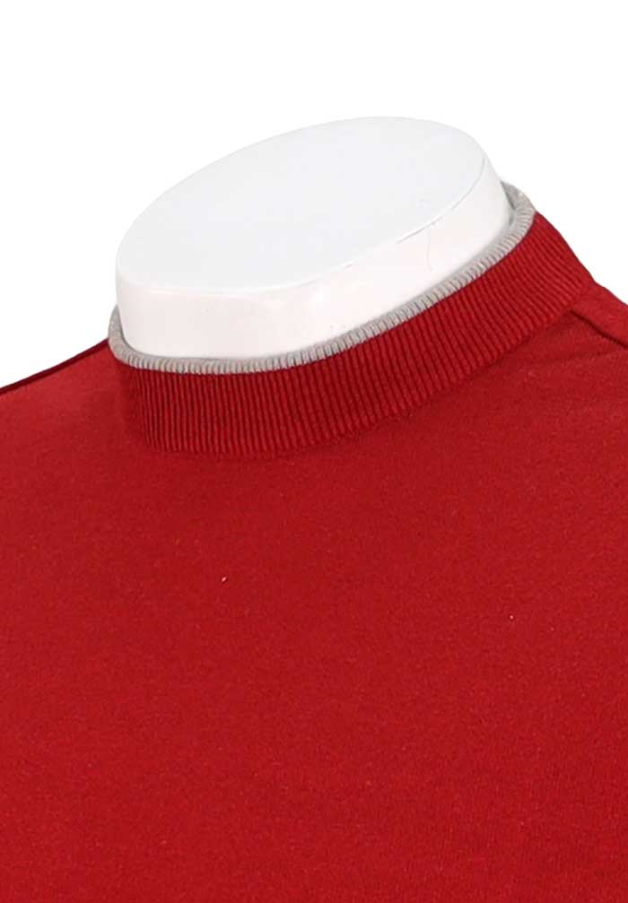 Paul & Shark Soft Piuma Crewneck, Brick Red