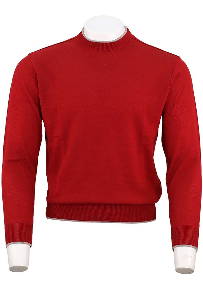 Paul & Shark Soft Piuma Crewneck, Brick Red