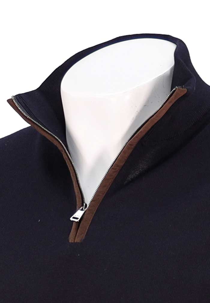 Paul & Shark Xsoft Wool Half-Zip, Blue