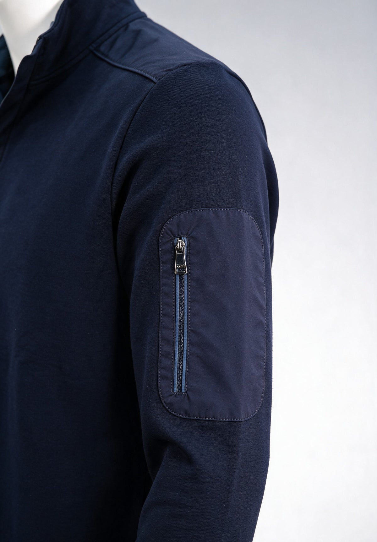 Paul & Shark Xsoft Fleece Half-Zip, Blue — view 4