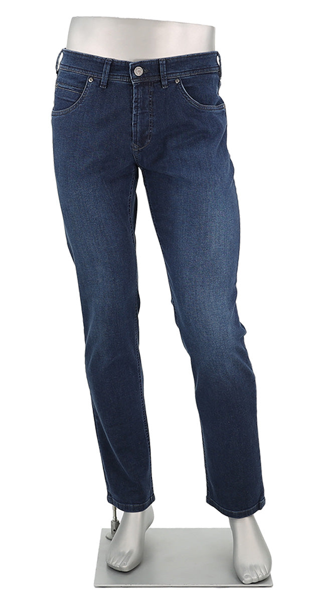 Gardeur Bradley Move Lite Men’s Stretch Denim Pants Front View – Mondo Uomo