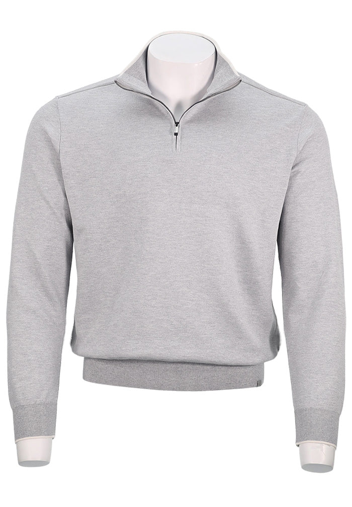 Paul & Shark Quarter Zip Sweater, Grey