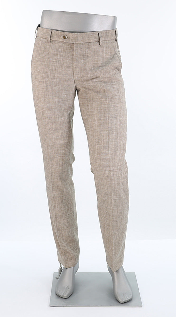 Meyer 2026 Bonn Linen Pants, CAMEL