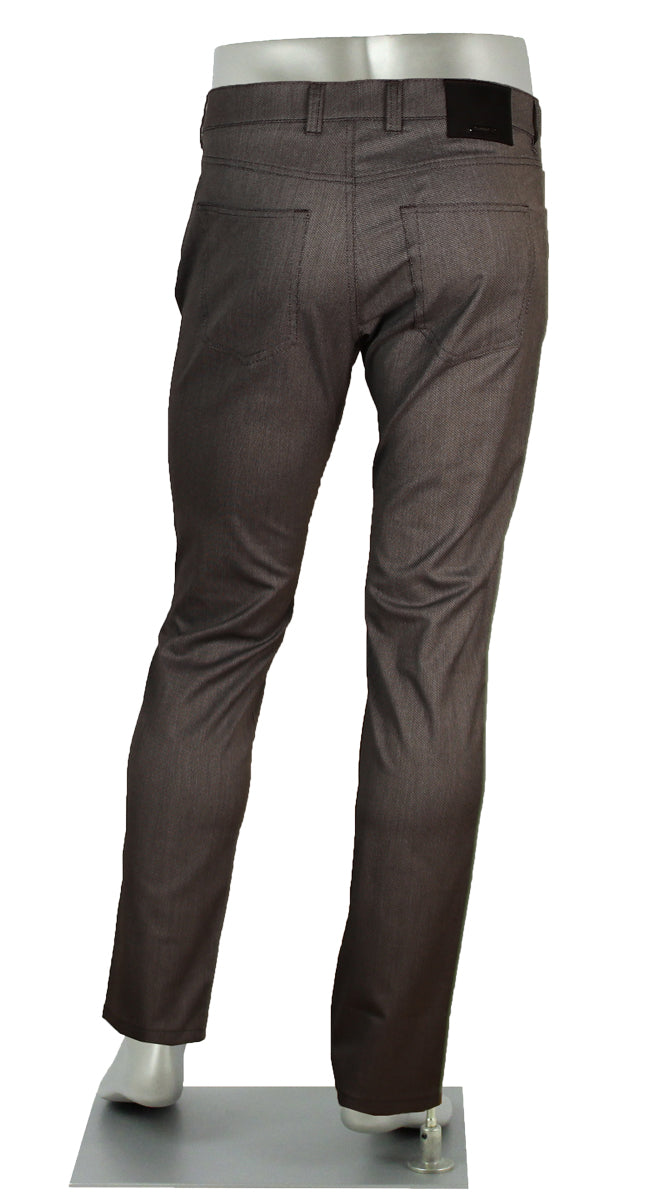 Alberto Stone Ceramica Men’s Charcoal Modern Fit Pants with Back Pockets – Mondo Uomo