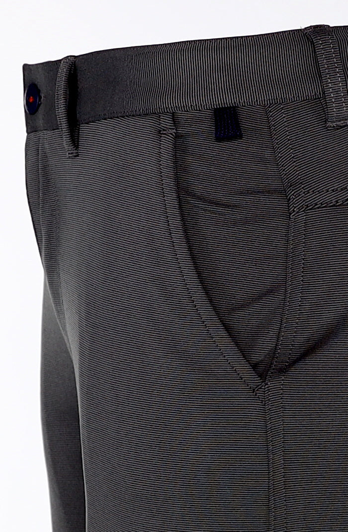 Halsey Breakwater Men’s Performance Shorts in Black Stripe with Side Pocket