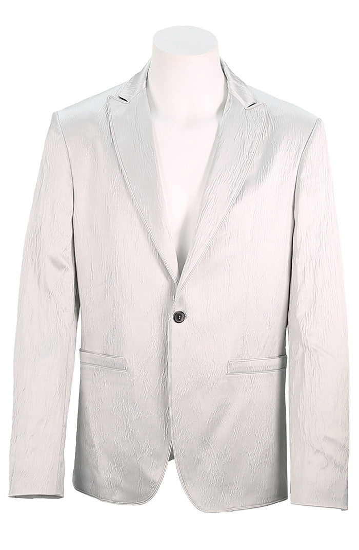 John Varvatos Men's Peak Lapel Jacket In Light Grey - Mondo Uomo Fine Menswear