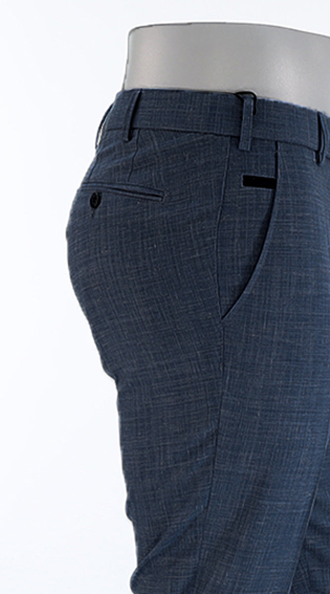 Meyer 2026 Bonn Linen Pants, NAVY