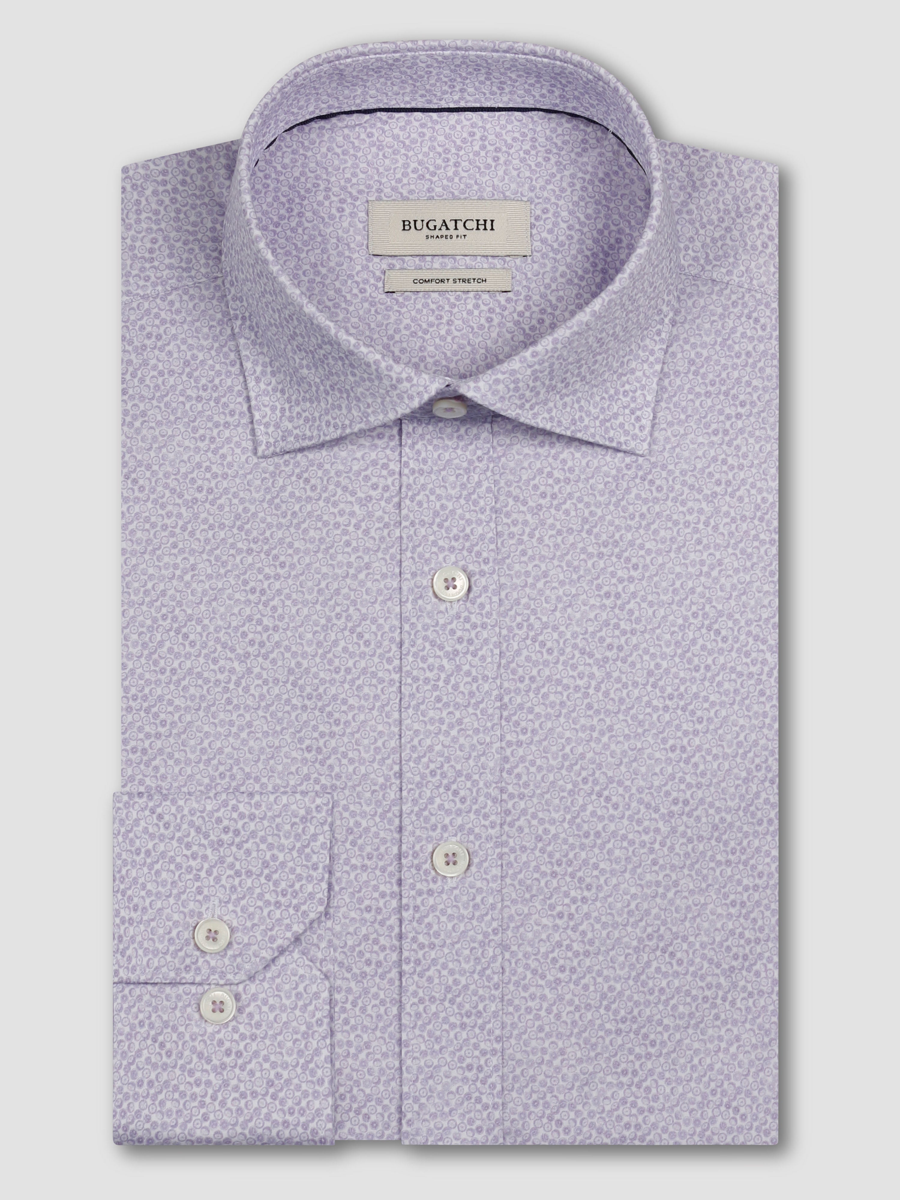 Bugatchi L/S Axel Shirt, Lilac