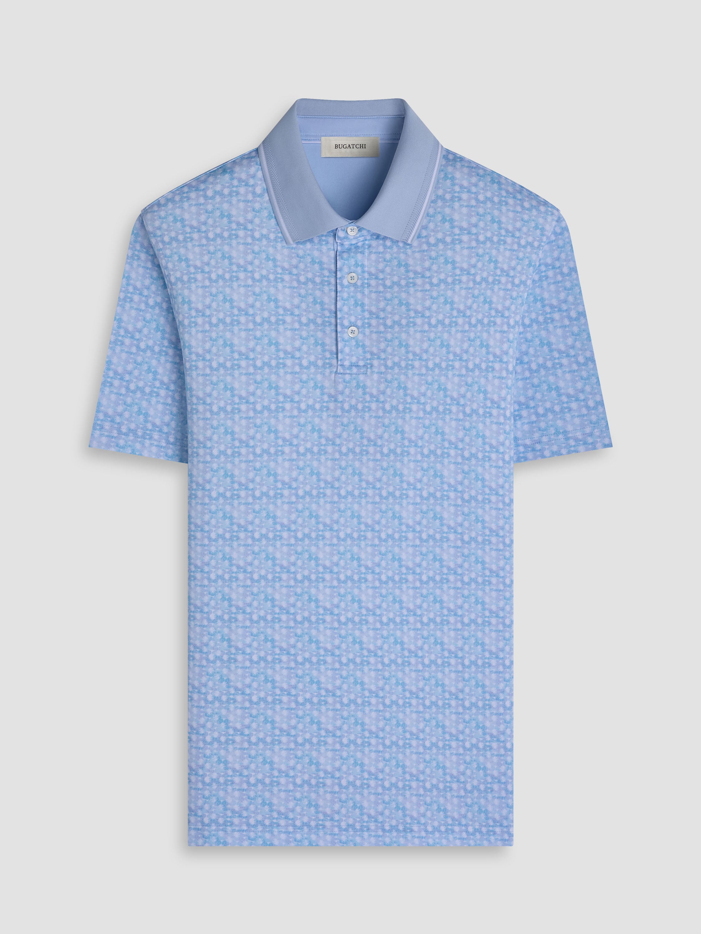 Bugatchi S/S Performance Polo, Lavender
