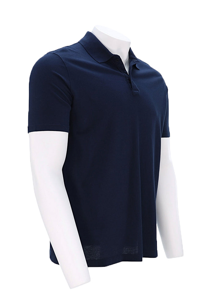 Paul and Shark Men’s Short Sleeve Navy Polo Shirt Side View 24411204-050