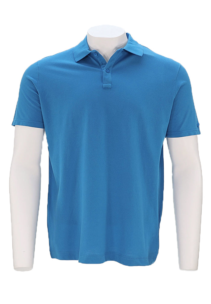 Paul and Shark Men’s Short Sleeve Polo Shirt in Solid Dark Blue Cotton – Mondo Uomo