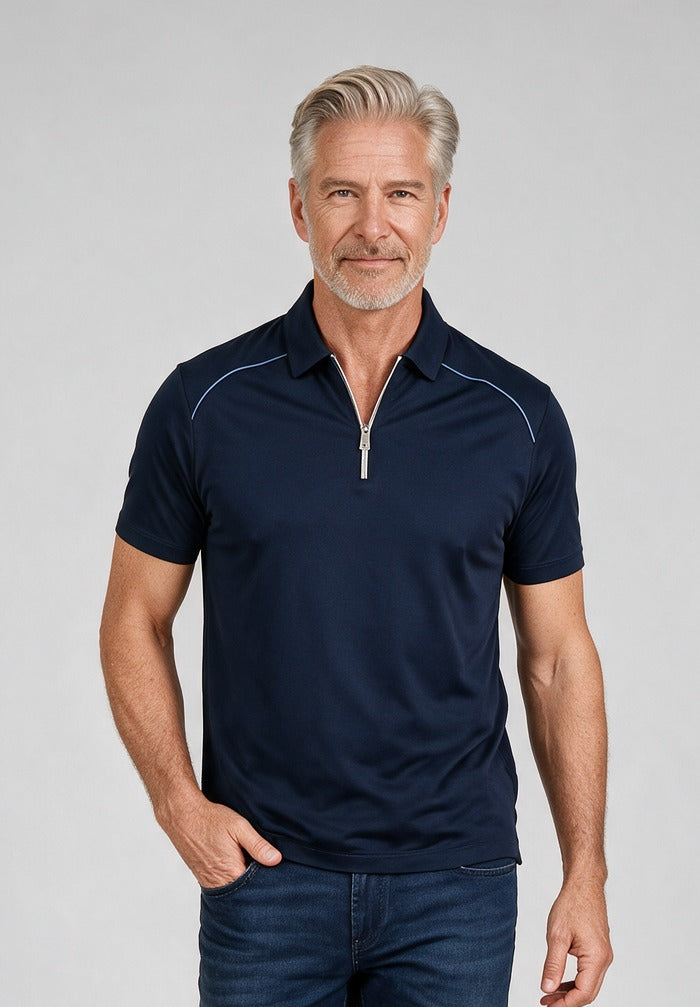 Paul & Shark S/S Zip Polo — model detail