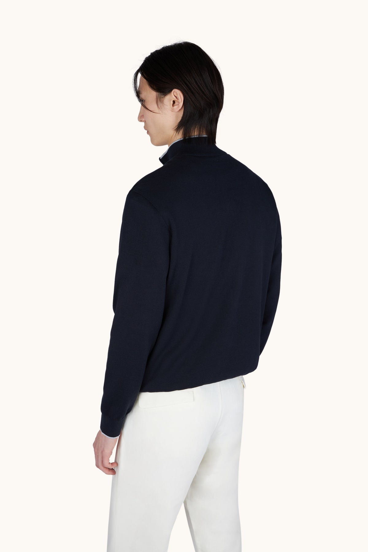 Paul & Shark Quarter Zip Sweater, Navy – view 5