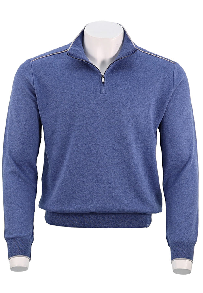 Paul & Shark Quarter Zip Sweater, Blue