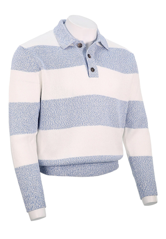 Paul & Shark L/S Polo, Blue