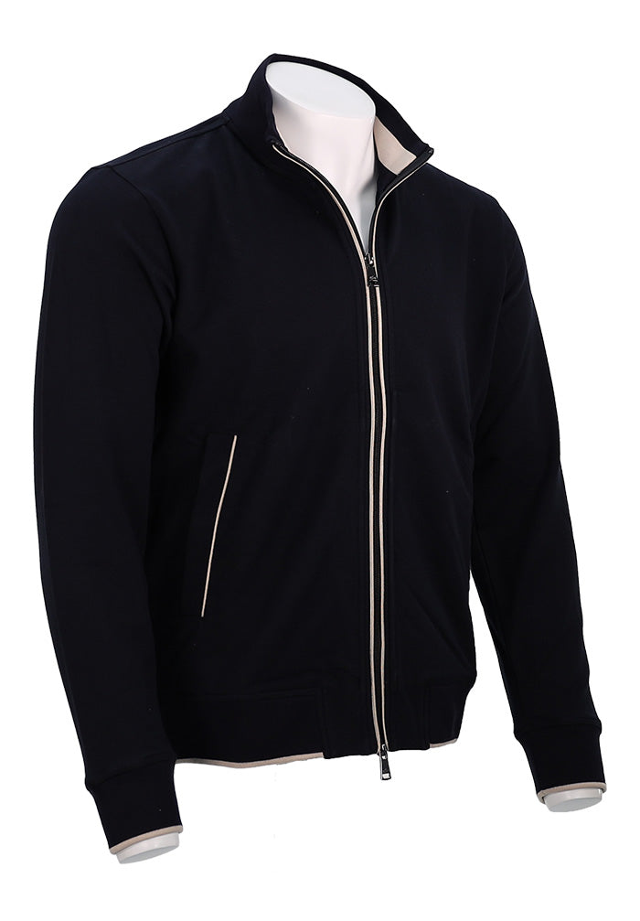 Paul & Shark Full Zip Sweater, Black