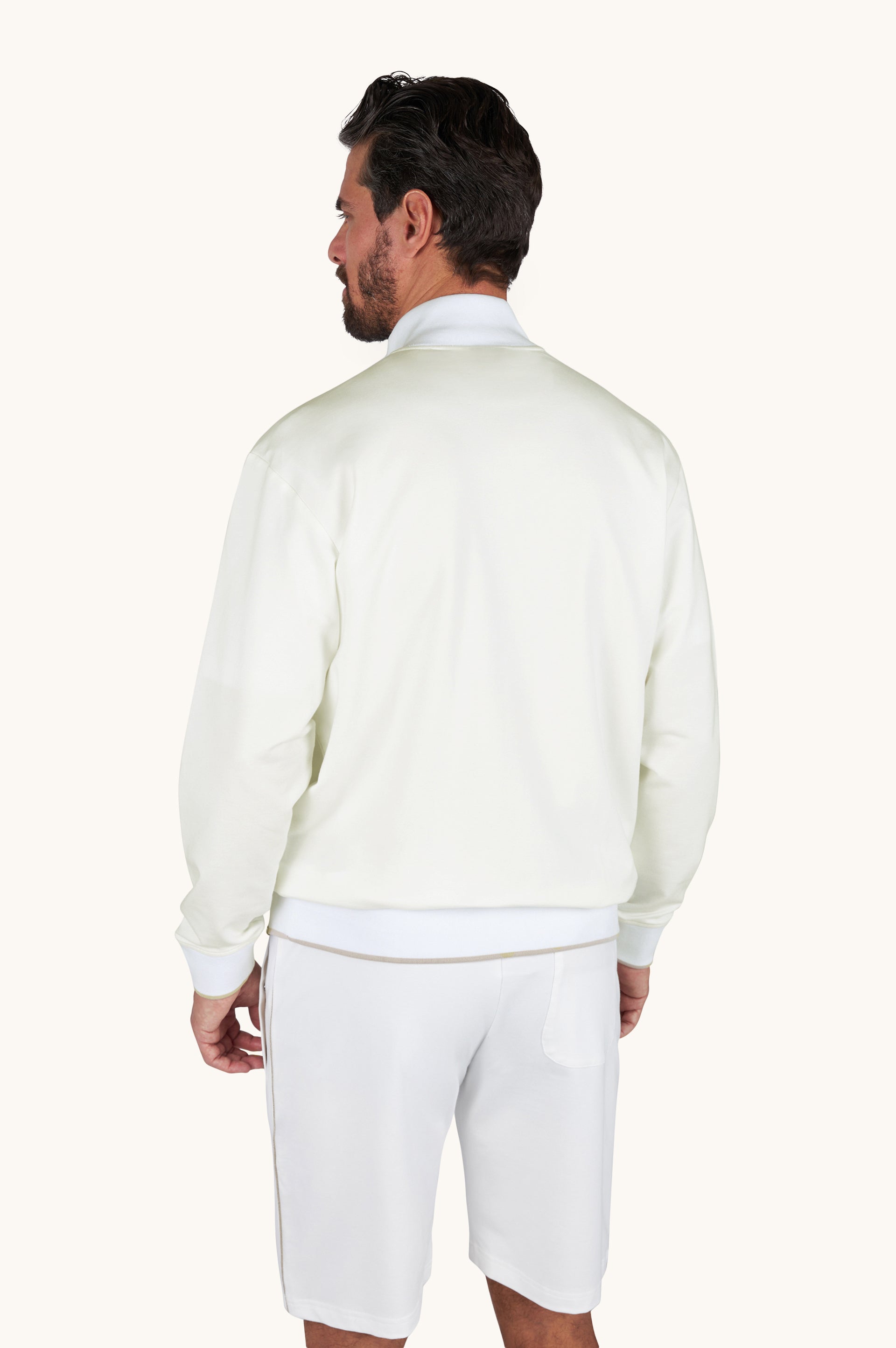 Paul & Shark Full Zip Sweater, Cream – view 5