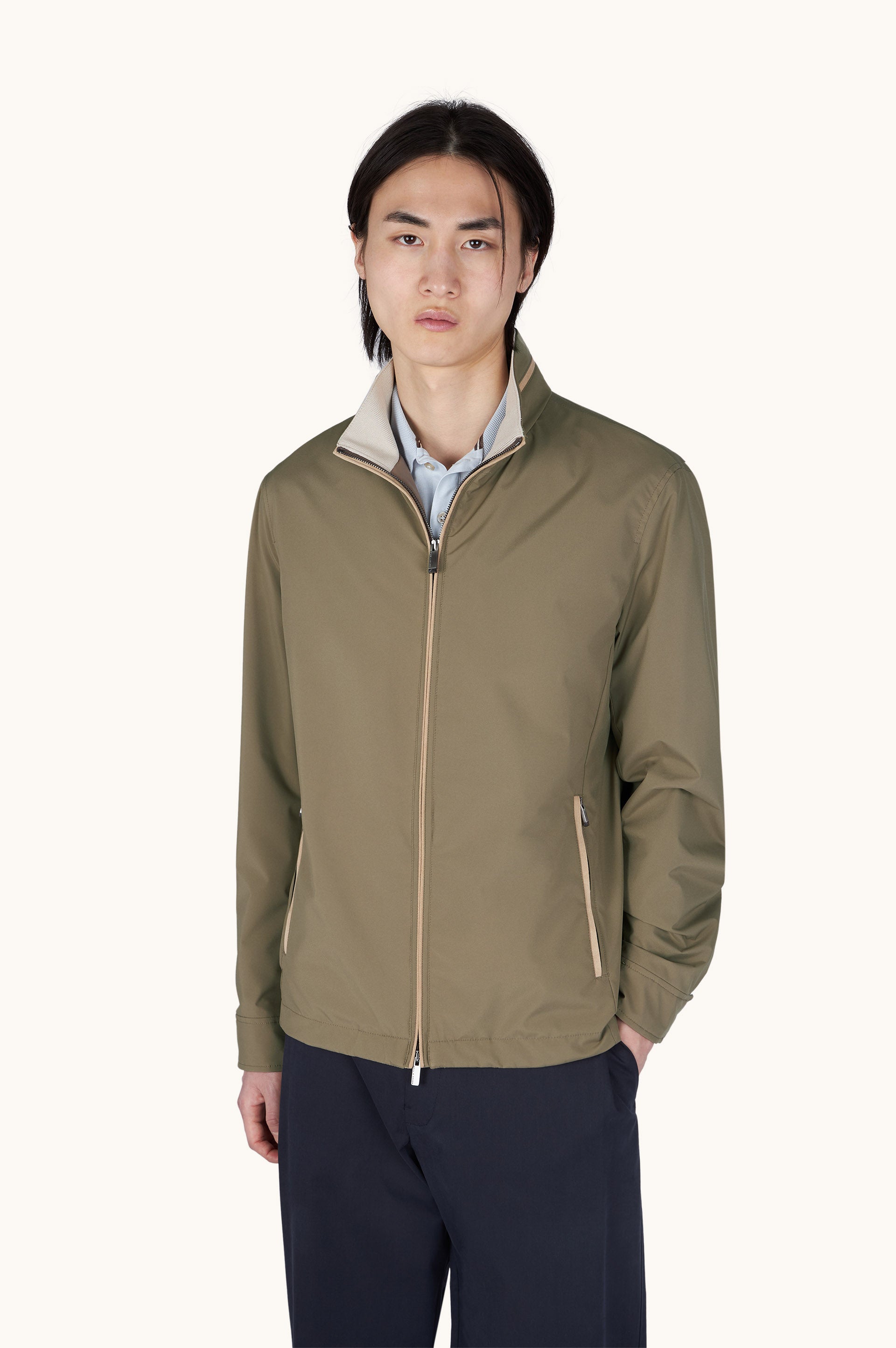 Paul & Shark Full Zip Sweater, Brown – view 4