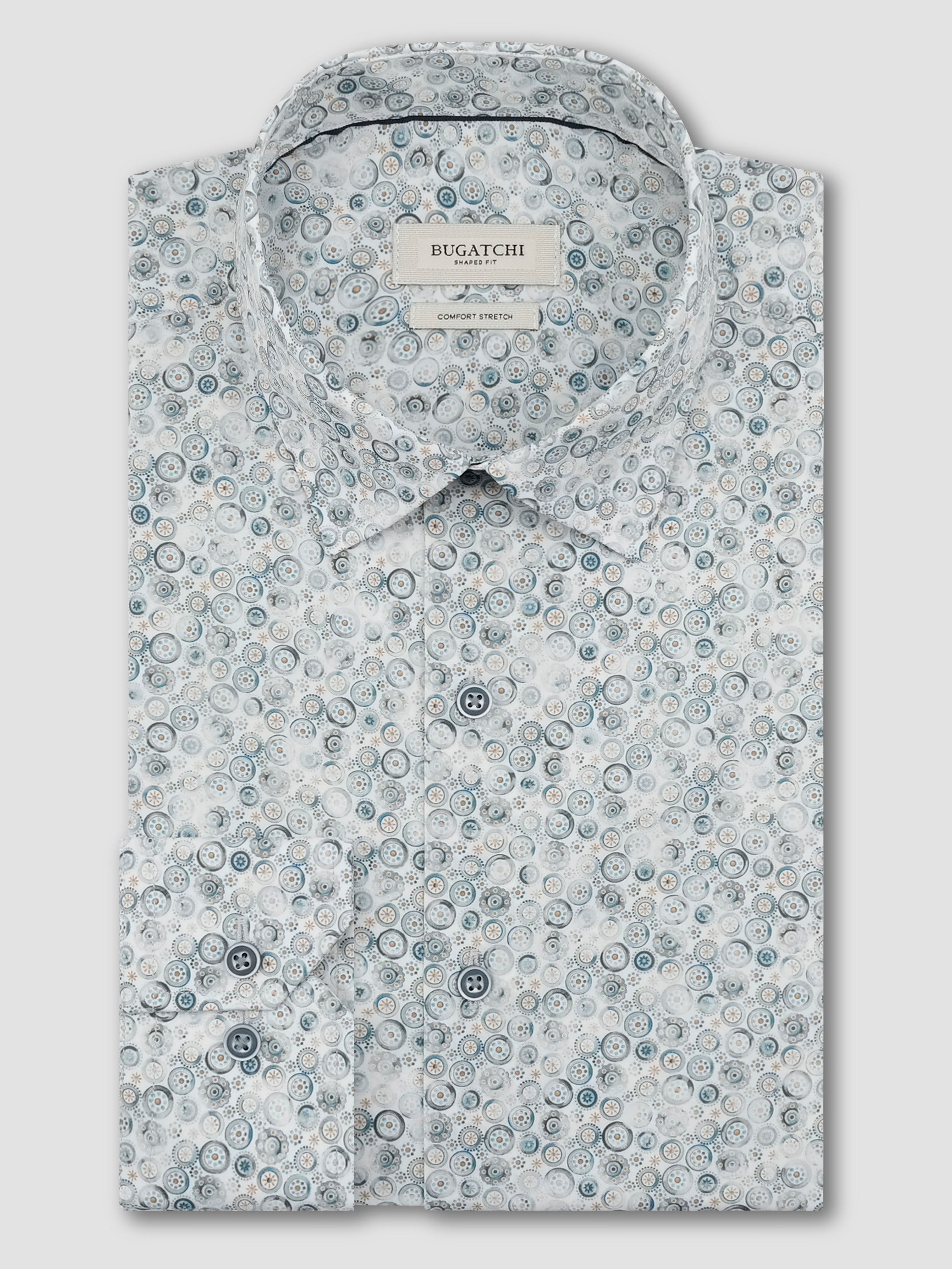 Bugatchi L/S Julian Shirt, Shark