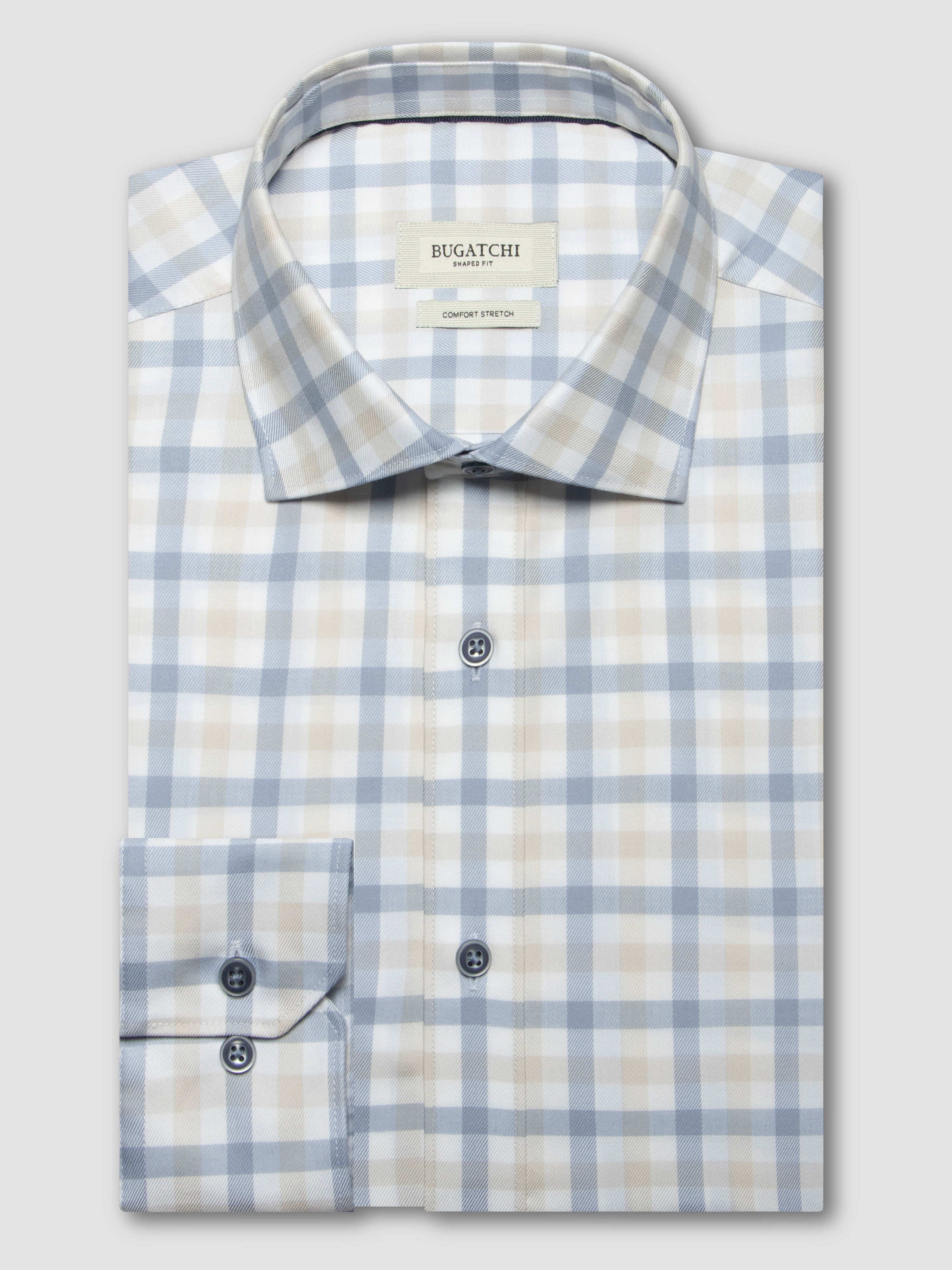 Bugatchi L/S Axel Shirt, Air Blue