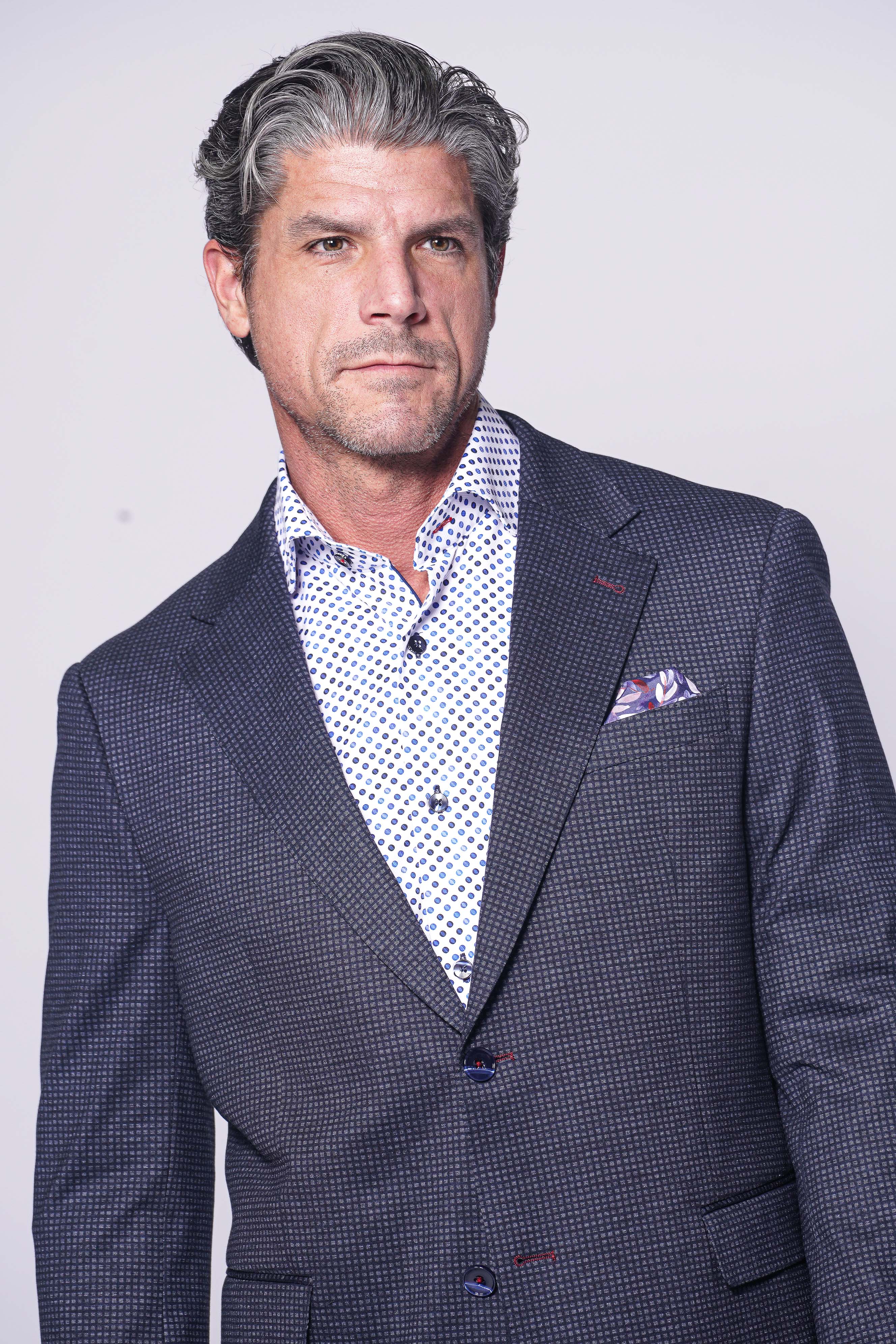 7 Downie St. Welland Sport Coat Men Model In Navy - Mondo Uomo