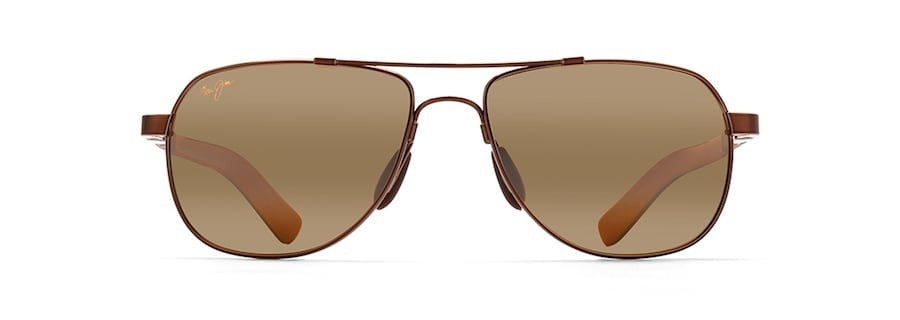 Maui Jim Guardrails Men’s Polarized Aviator Sunglasses with Bronze Lenses – Mondo Uomo