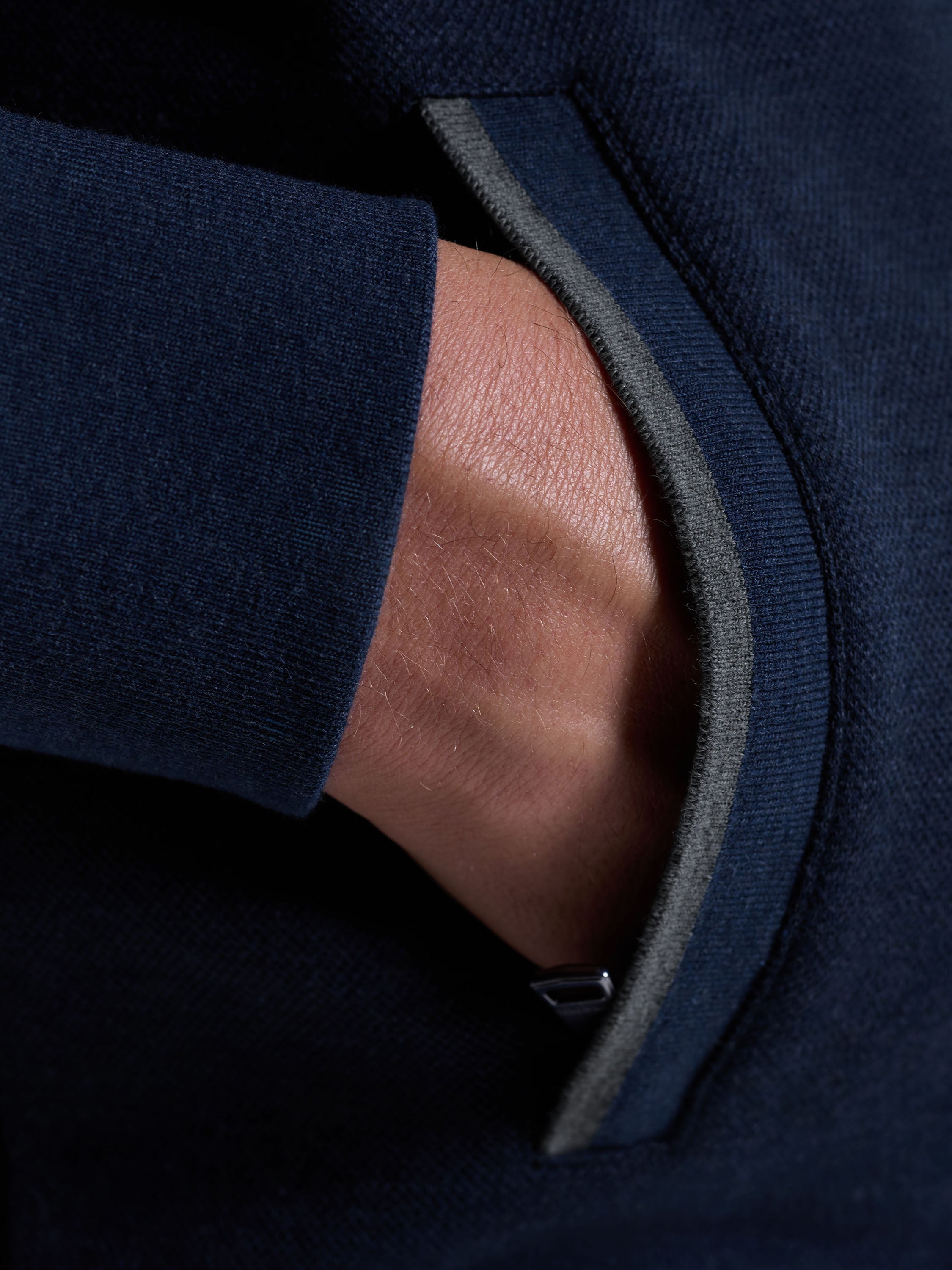 Bugatchi L/S Full Zip Hoodie