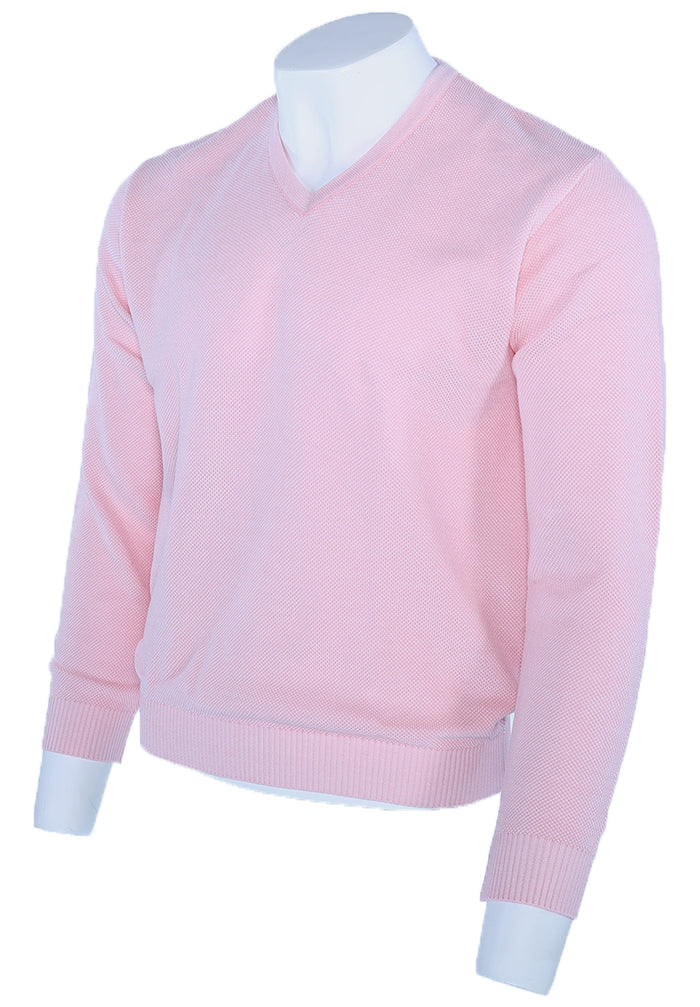 St. Croix Crystal Stitch V Neck