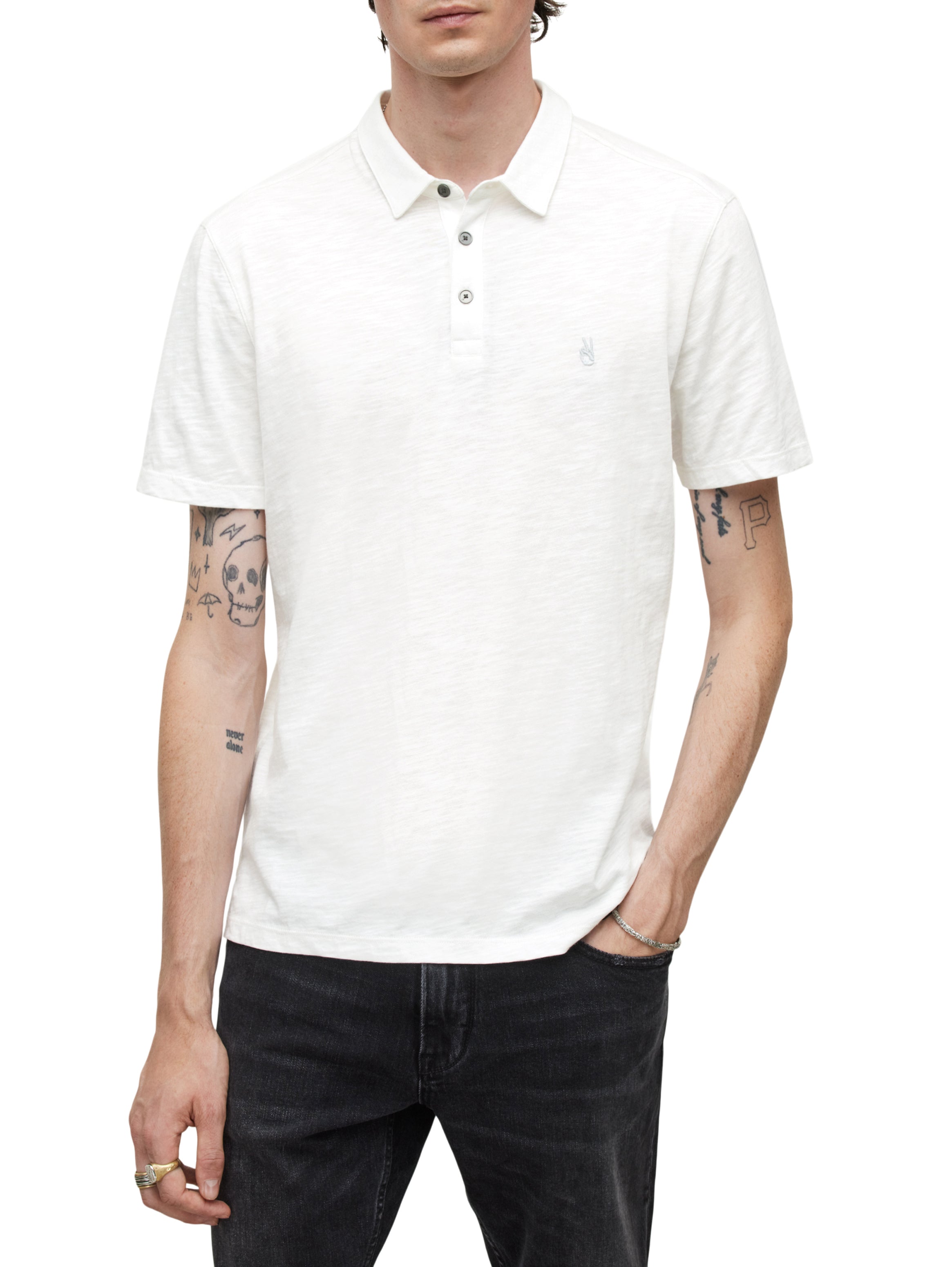 John Varvatos S/S Polo, Salt