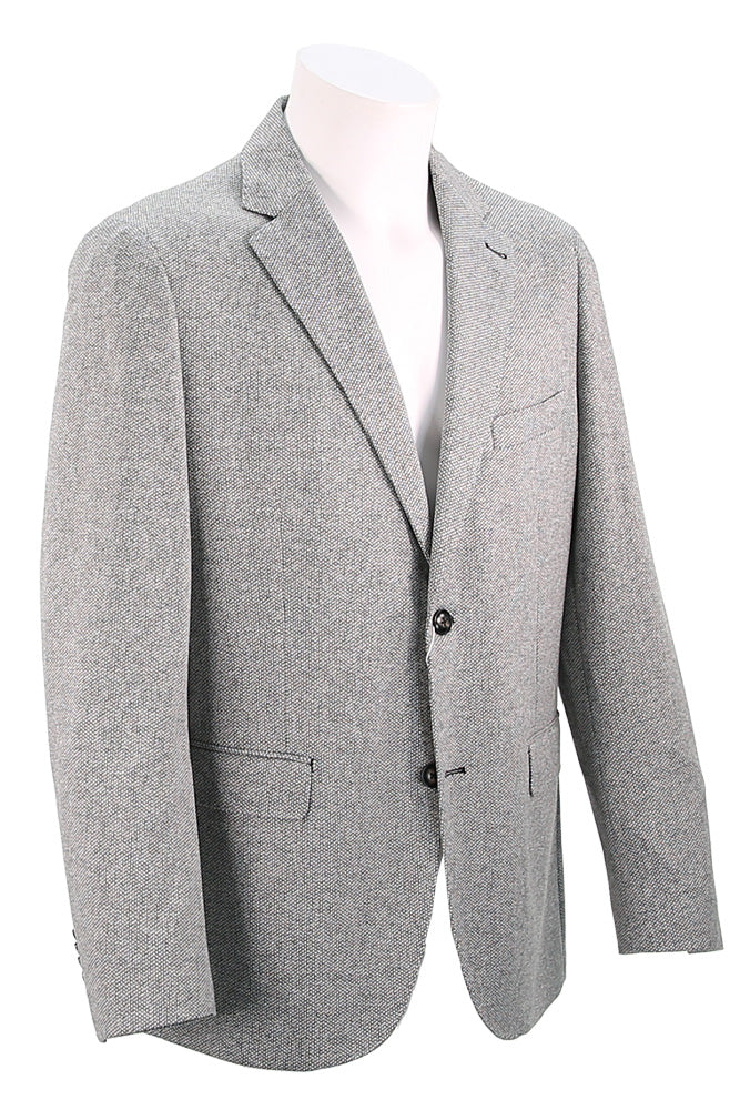 7 Downie Street Grey Tonal Sport Coat Angled Side View For Men