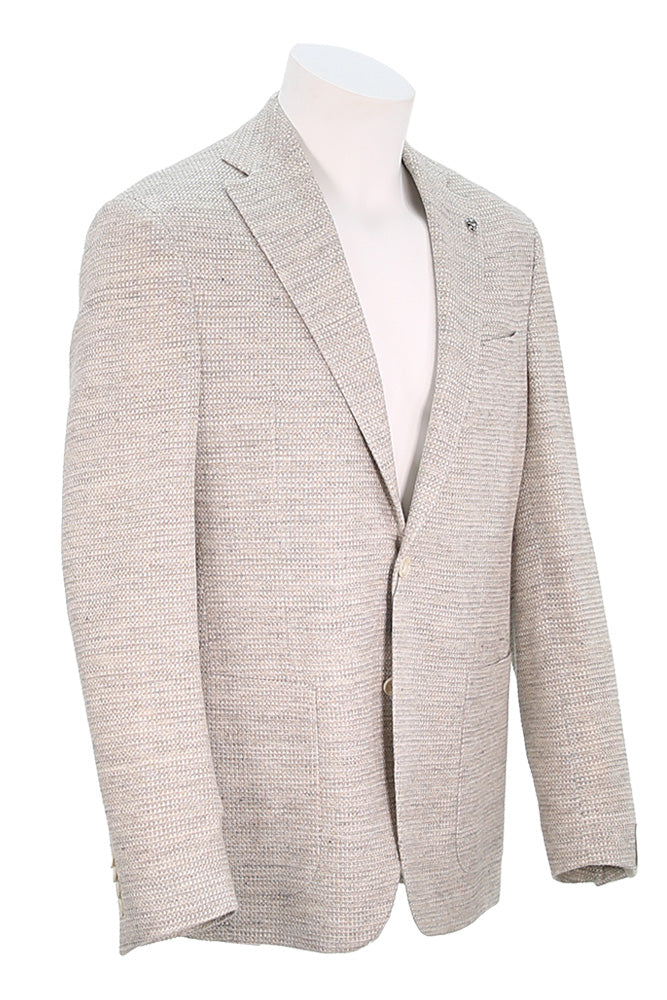 Jack Victor Men's Sport Coat In Tan Angled View - Mondo Uomo
