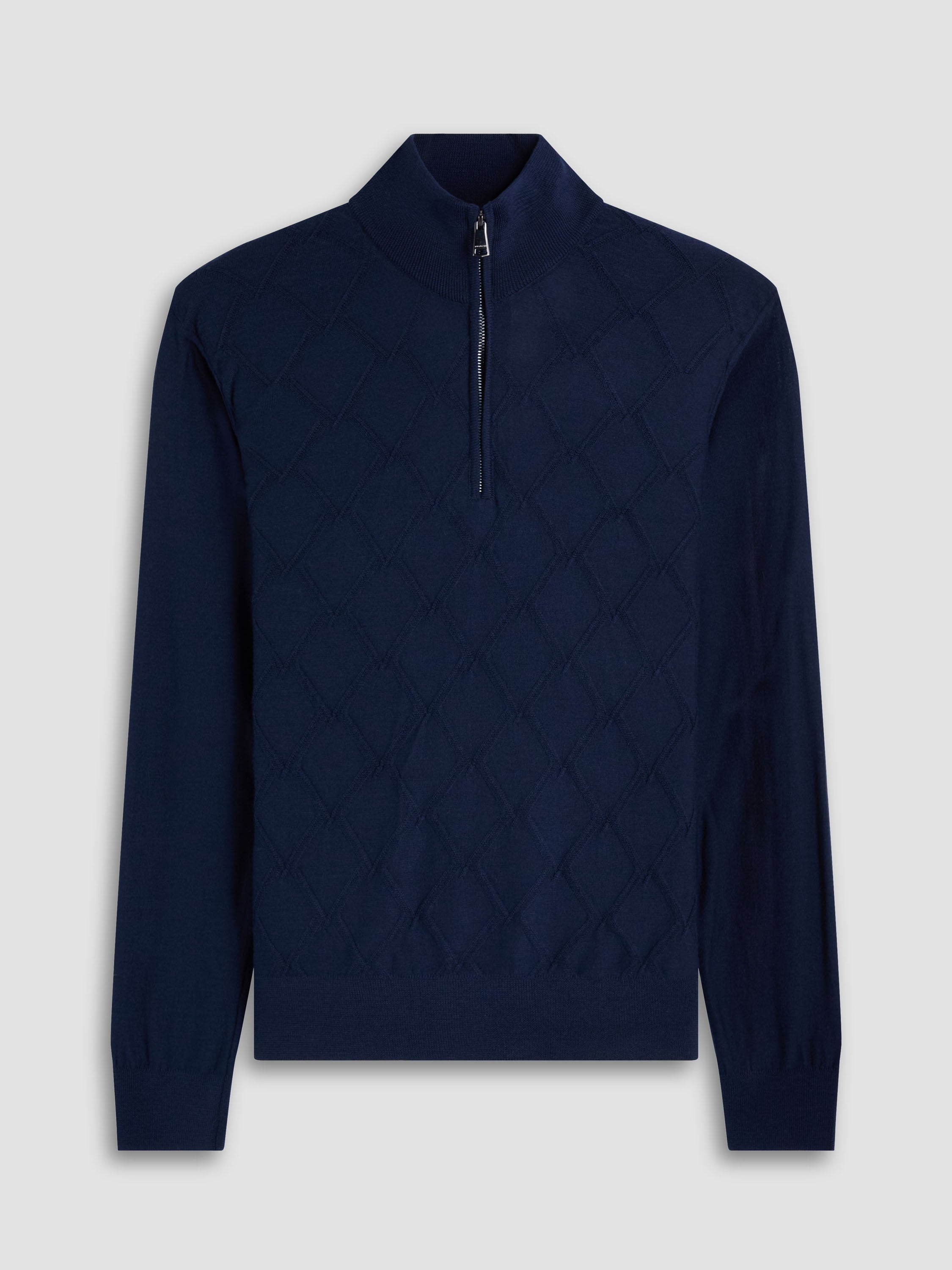 Bugatchi L/S Quarter Zip Sweater