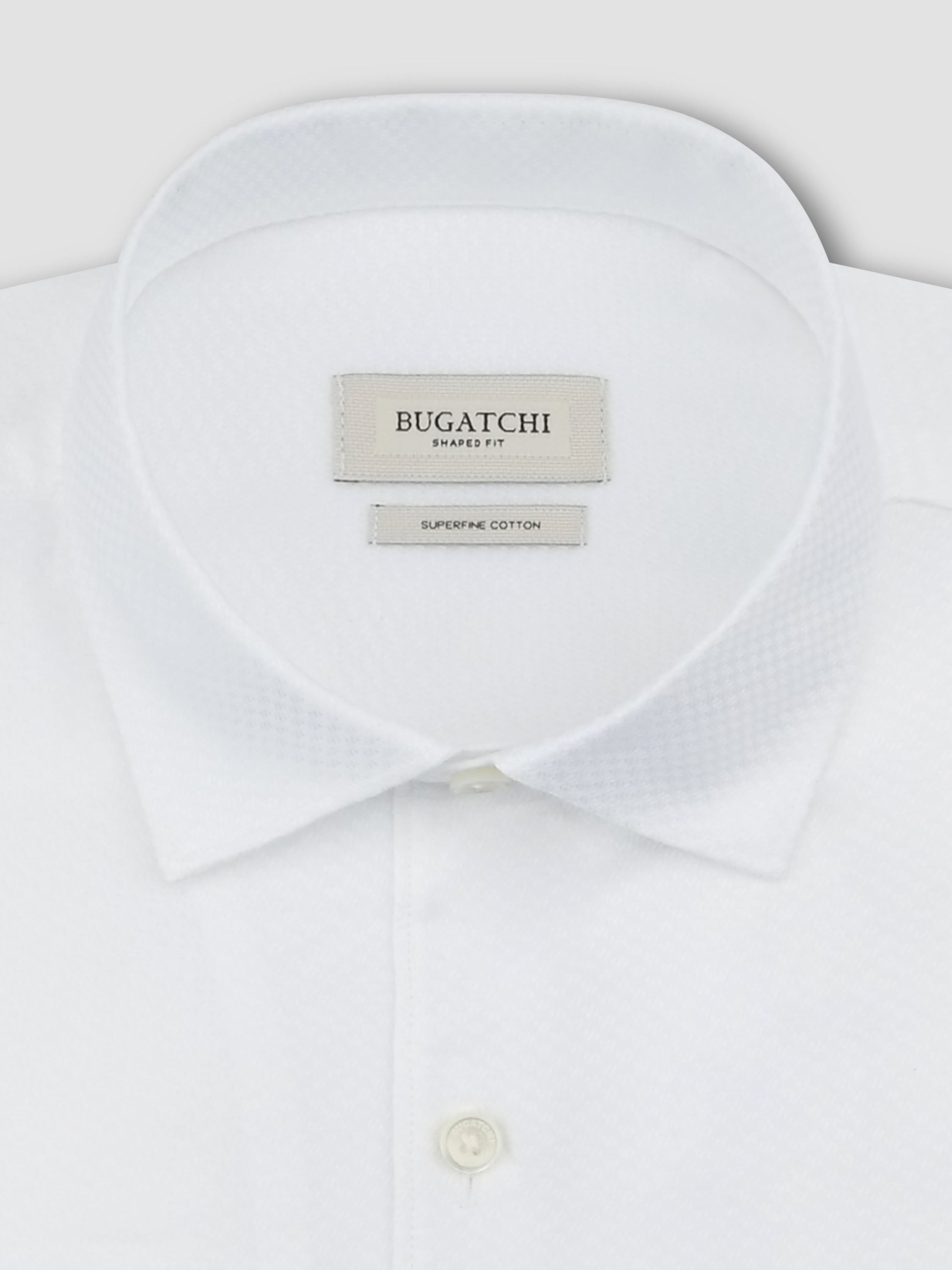 Bugatchi L/S Alvin Shirt, White