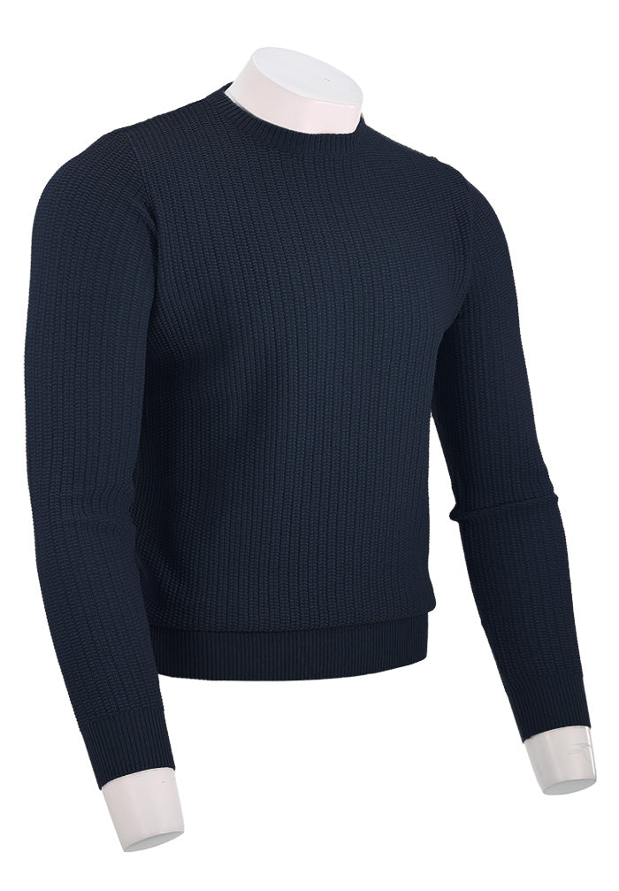 Stenstroms Textured Merino Crew