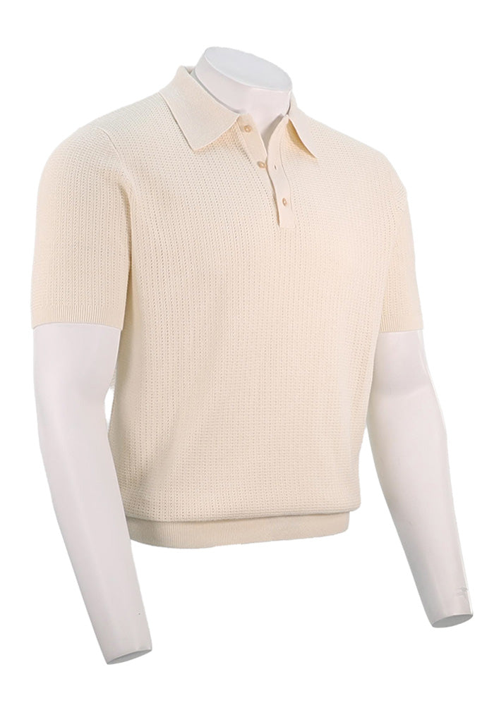 Stenstroms Crochet Polo, Ivory