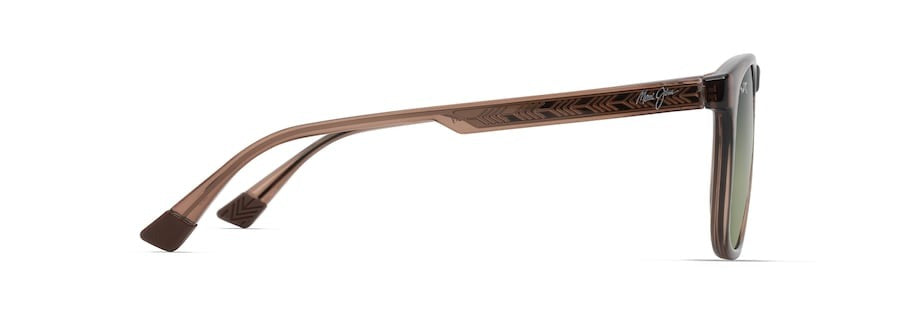 Maui Jim Kupaa Polarized Sunglasses with Native Pattern Temple Detailing Side View
