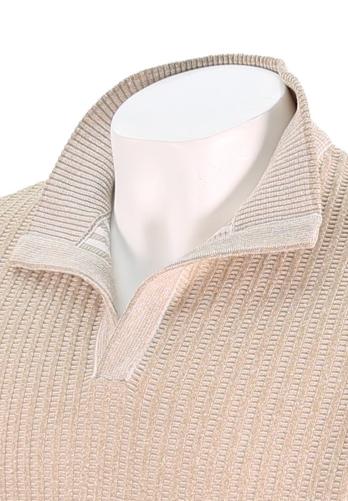 St. Croix Long Sleeve Open Neck, Hazelnut