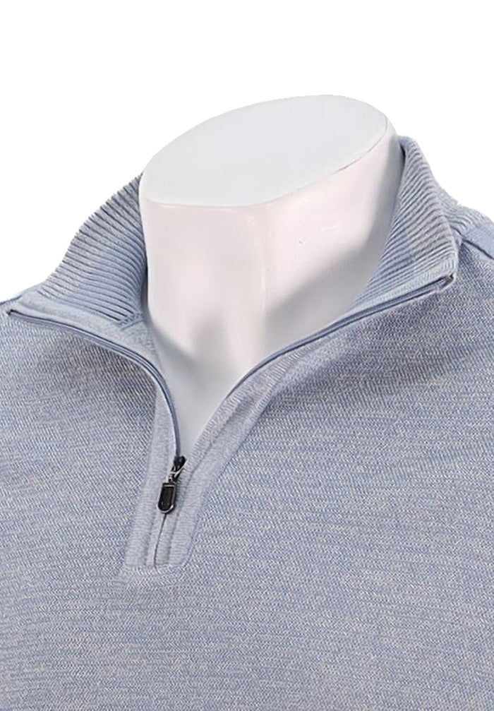 St. Croix Long Sleep Zip Mock, RIVIERA