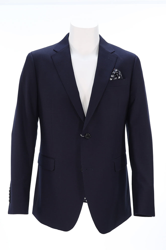 7 Downie St. Men’s Modern Fit Sports Coat in Deep Navy Wool Blend – Mondo Uomo